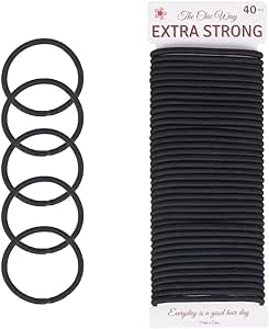 The Chic Way 40 Pcs EXTRA Strong Hair Bobbles