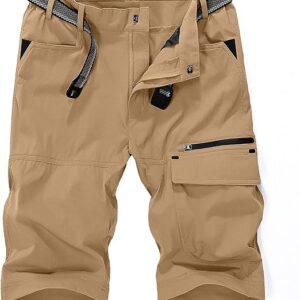 Mens Quick Dry Cargo Shorts Water Resistant