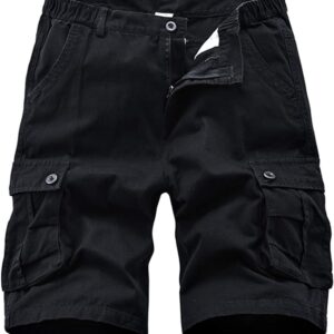 Cargo Shorts Combat Casual Cotton Shorts with Multi Pockets