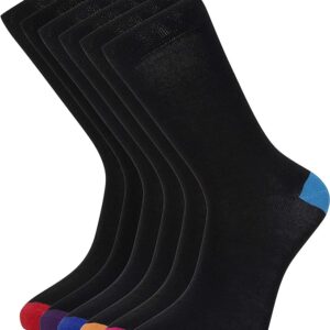 Black Socks for Men in Heel and Toe Style