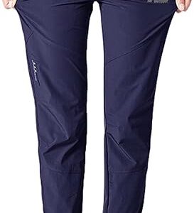 Womens Quick Dry Hiking Pants Ultralight UV Protection Durable Camping Trousers